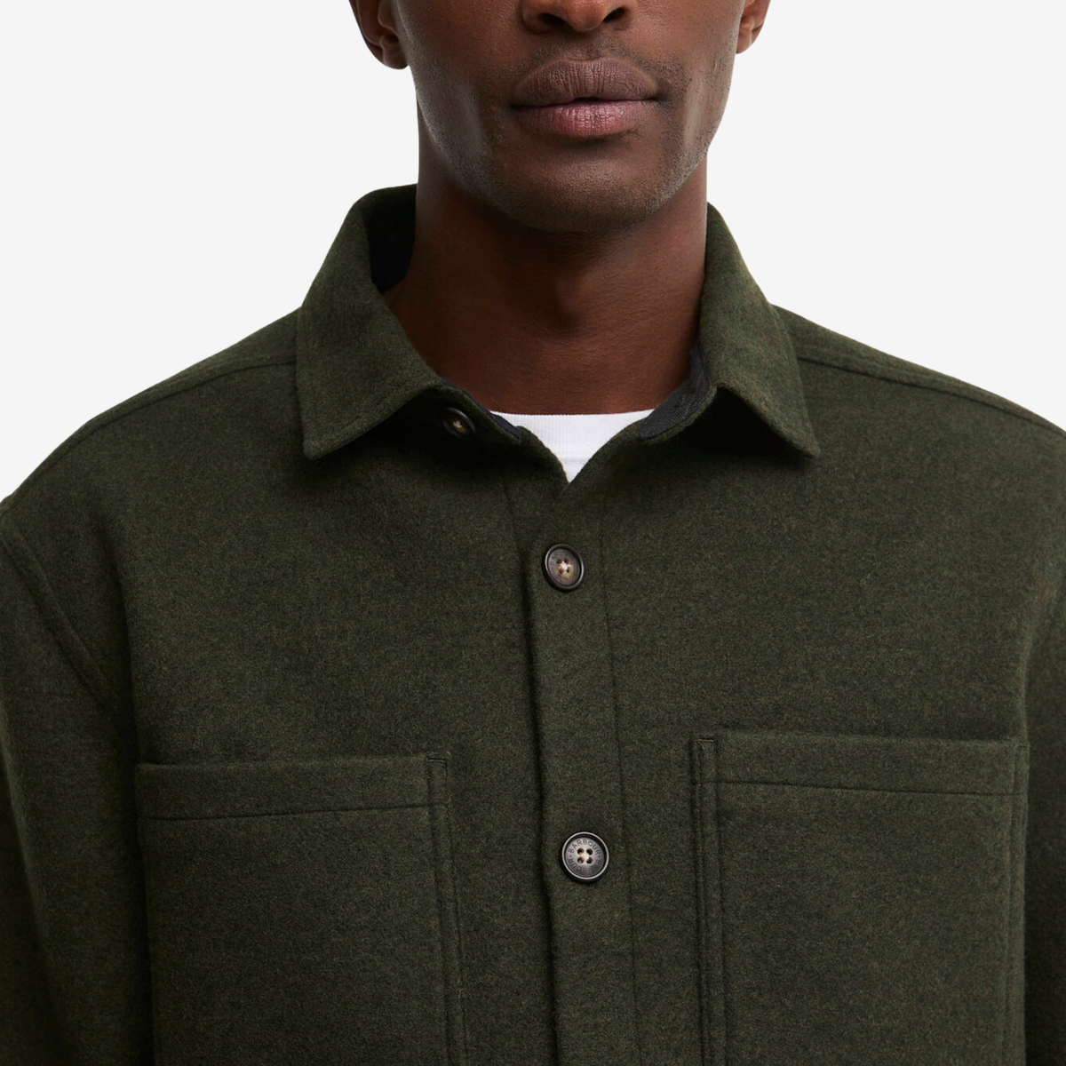 BARBOUR - Marltown Tailored Wool Blend Overshirt