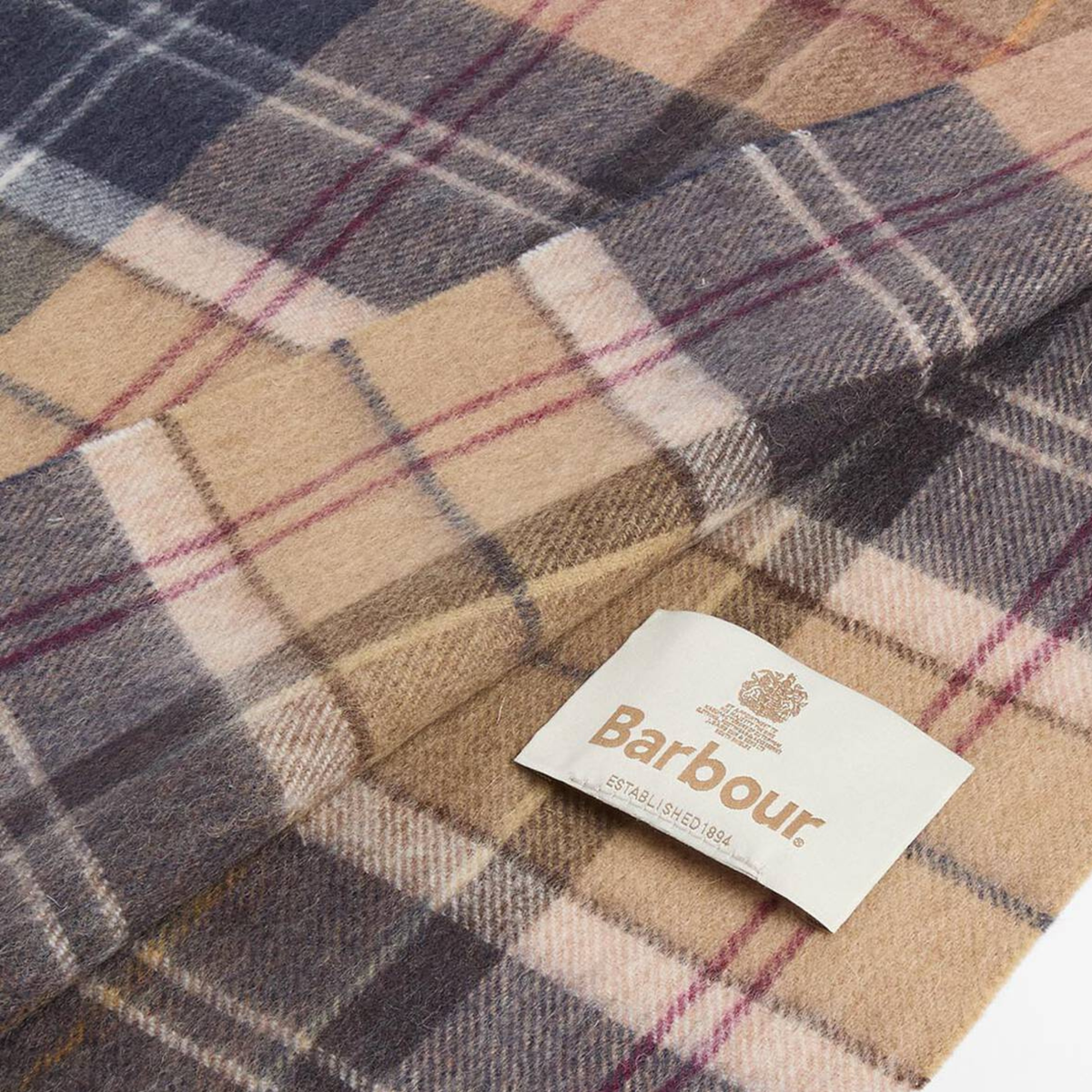 BARBOUR - W’ Serena Tartan Lambswool Scarf