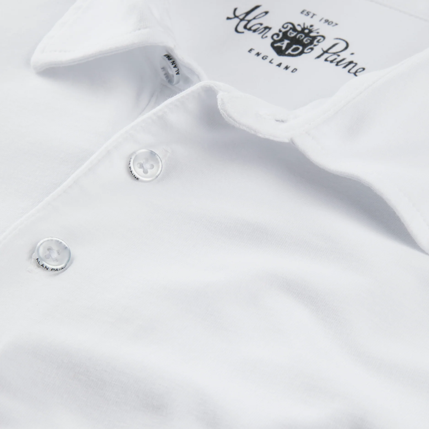 ALAN PAINE - Tutbury Faded Dye Polo Shirt