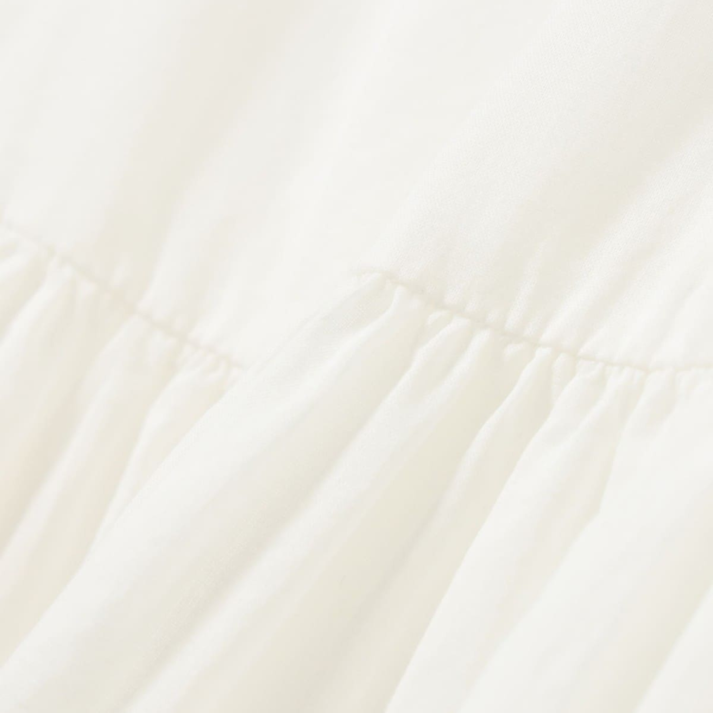 BEAMS BOY - W' Cotton Gather Non Sleeve Shirt