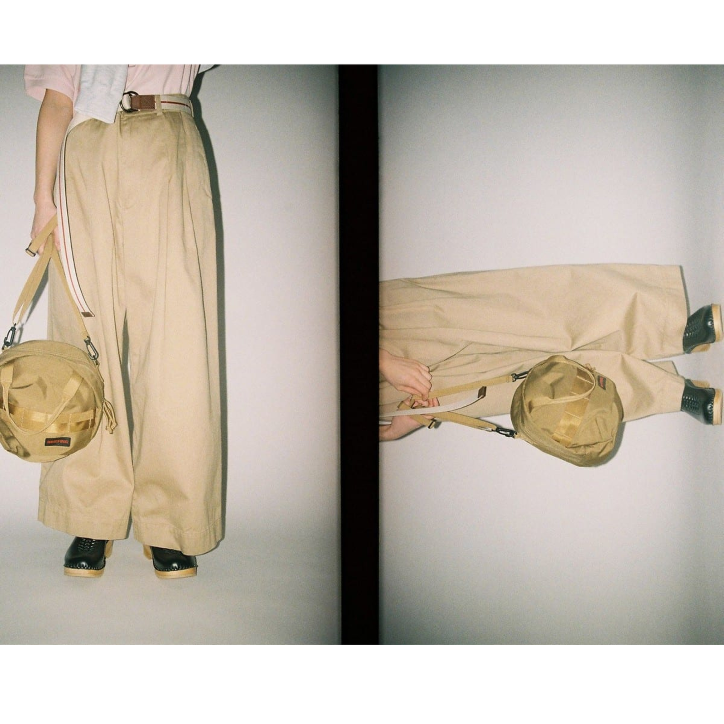 BEAMS BOY - W' Wide Track Chino Pant