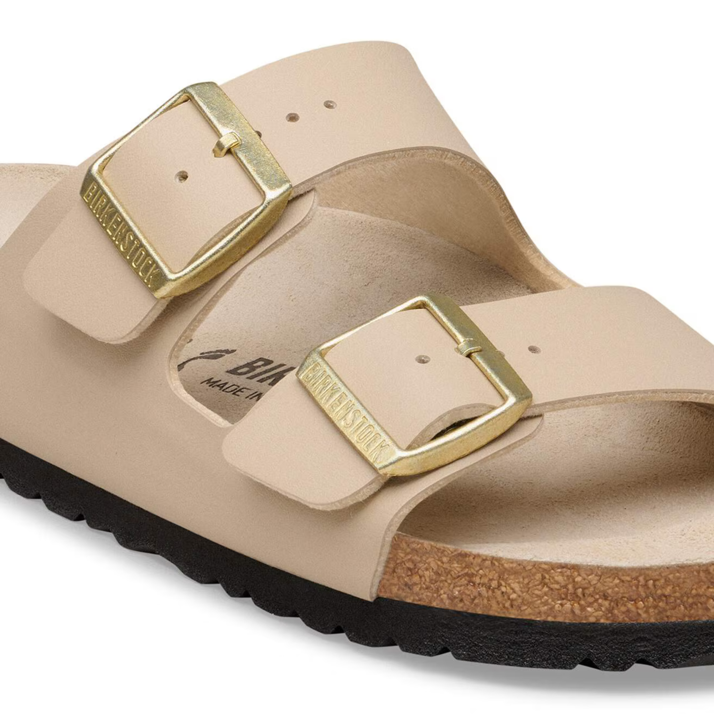 BIRKENSTOCK - Arizona Birko Flor Triples Sandcastle Oyster