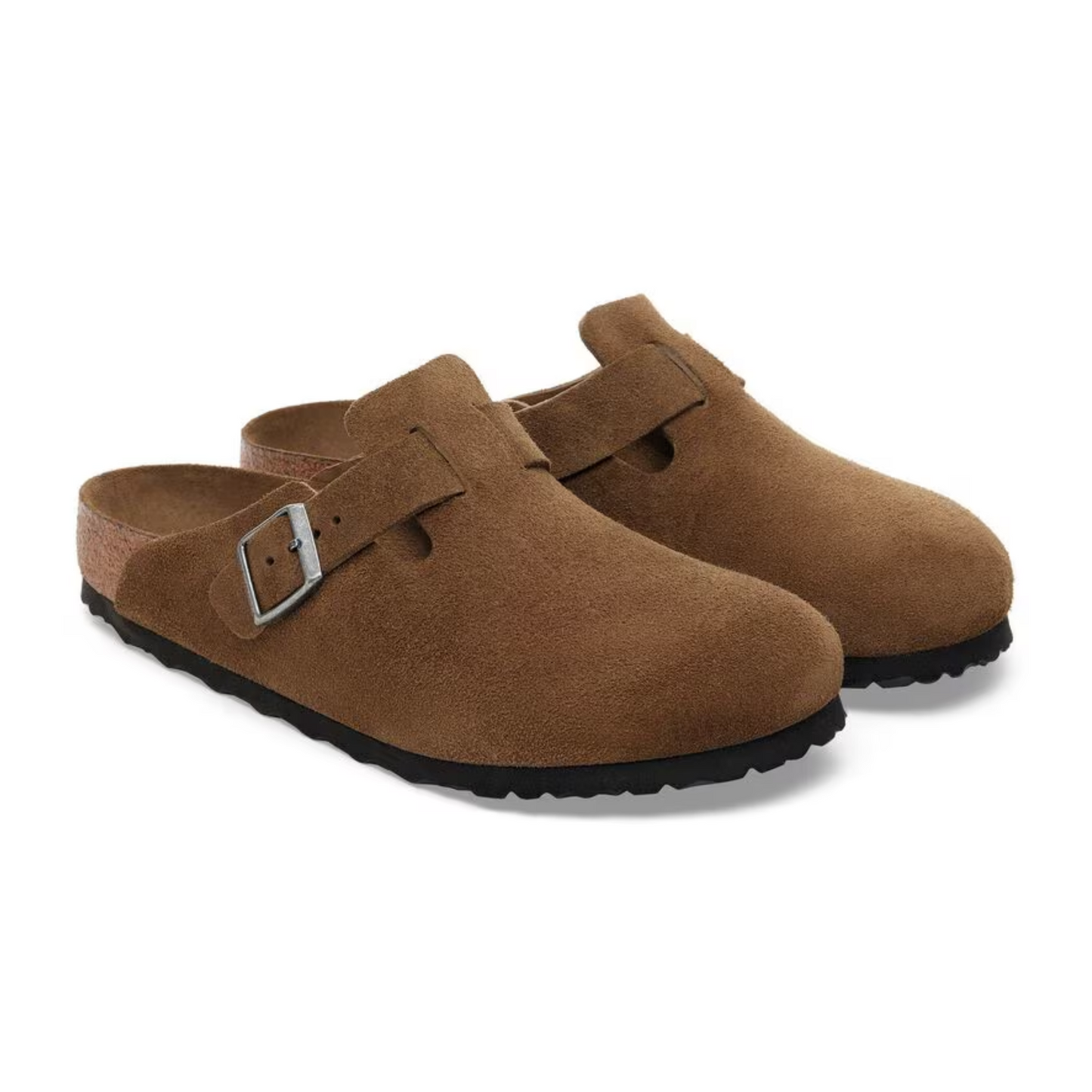 BIRKENSTOCK - Boston Suede SFB Dark Tea