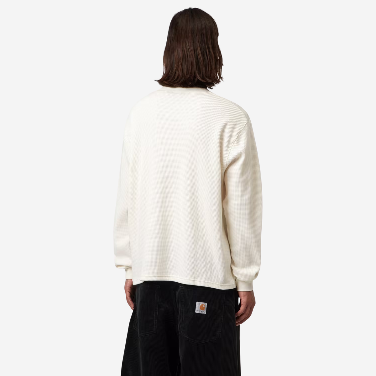 CARHARTT WIP - L\S Blackletter Waffle T-Shirt