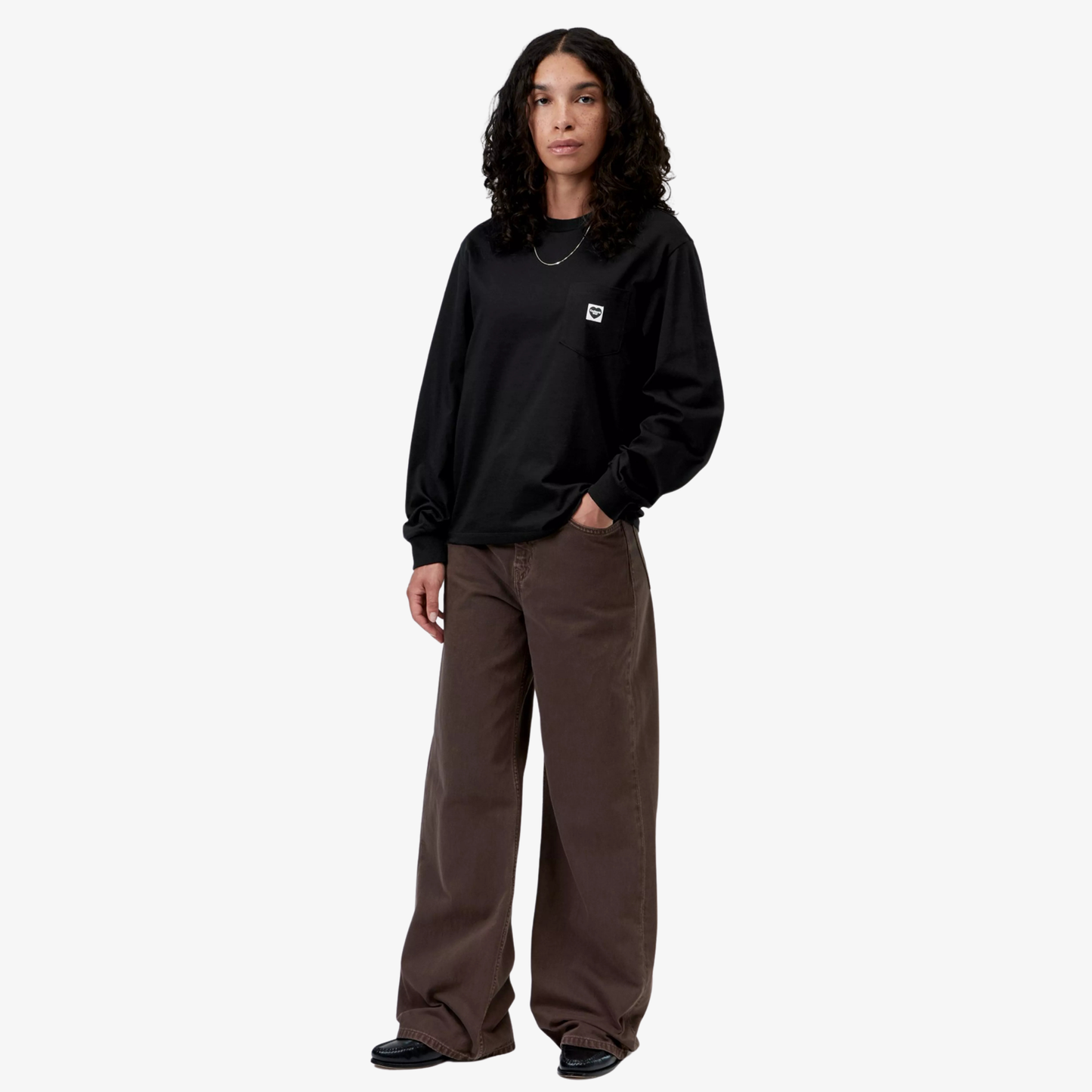CARHARTT WIP - W' L\S Pocket Small Heart T-Shirt