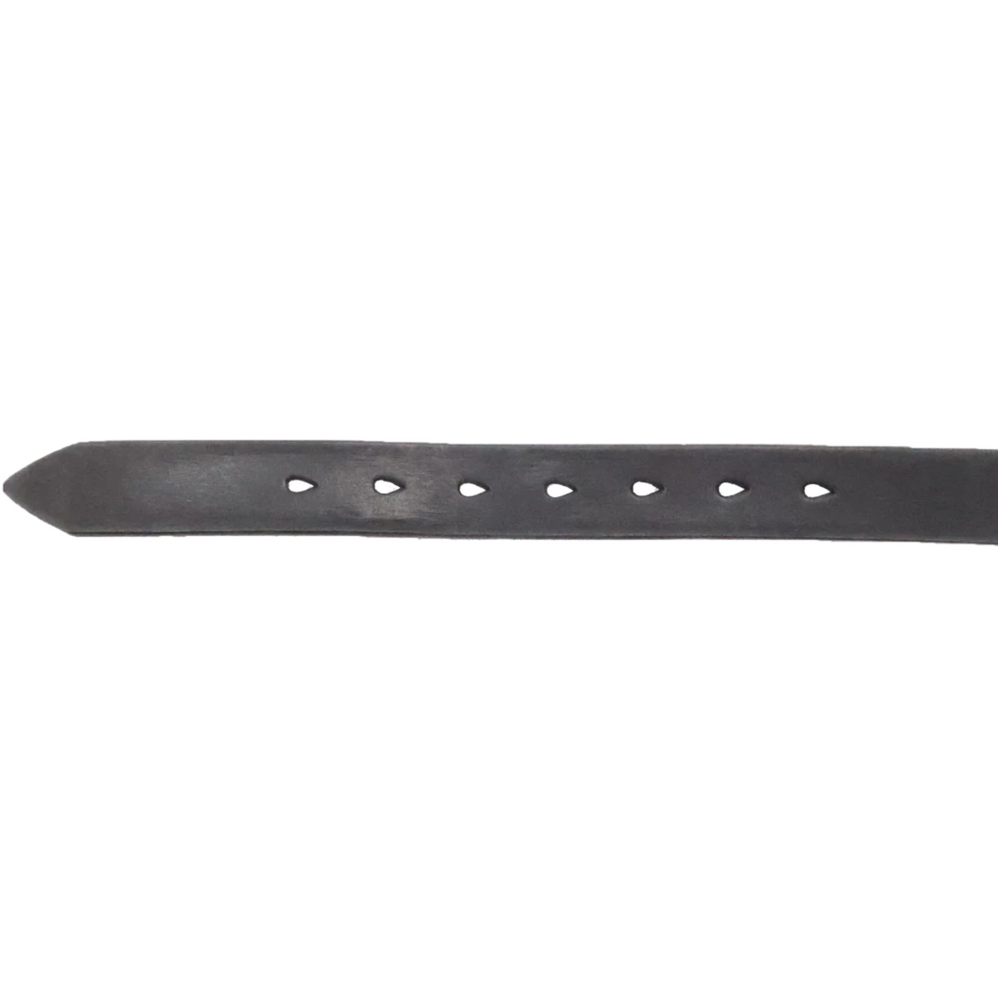 FULL COUNT - 6218 "Natural" Wild Cowhide Leather Narrow Belt