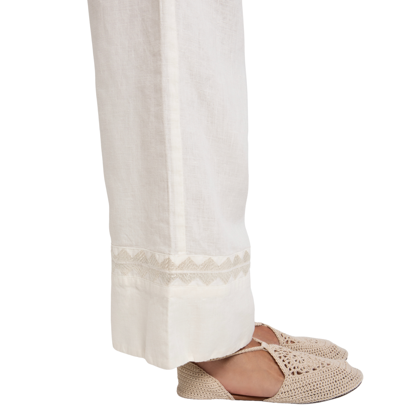 GREEK ARCHAIC KORI - Pant Feather Chevron