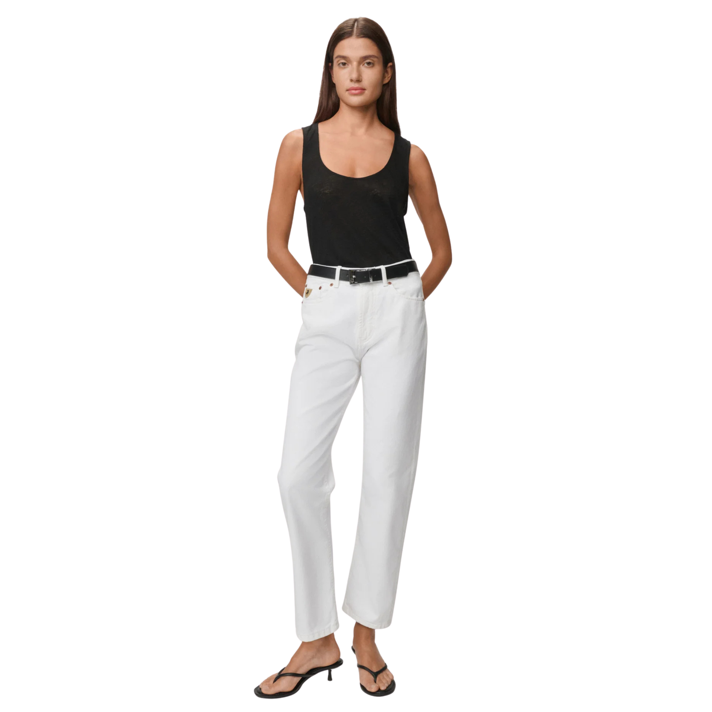 LOIS - New Dana Omaha Light White Pant