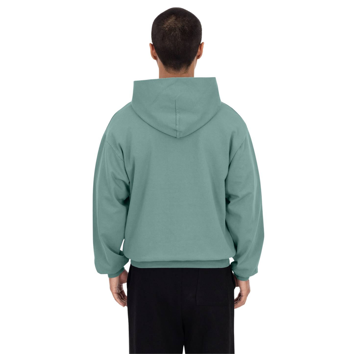 LOS ANGELES APPAREL - Long Sleeve Garment Dye French Terry Pullover Hoodie