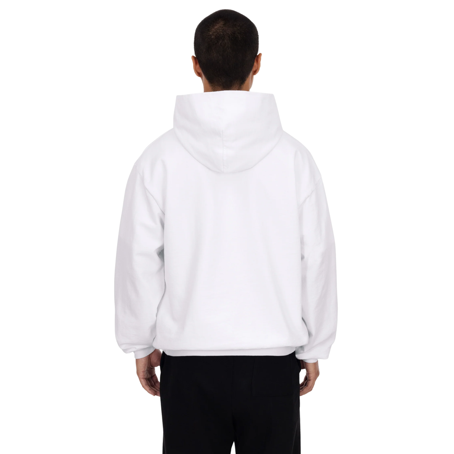 LOS ANGELES APPAREL - Long Sleeve Garment Dye French Terry Pullover Hoodie