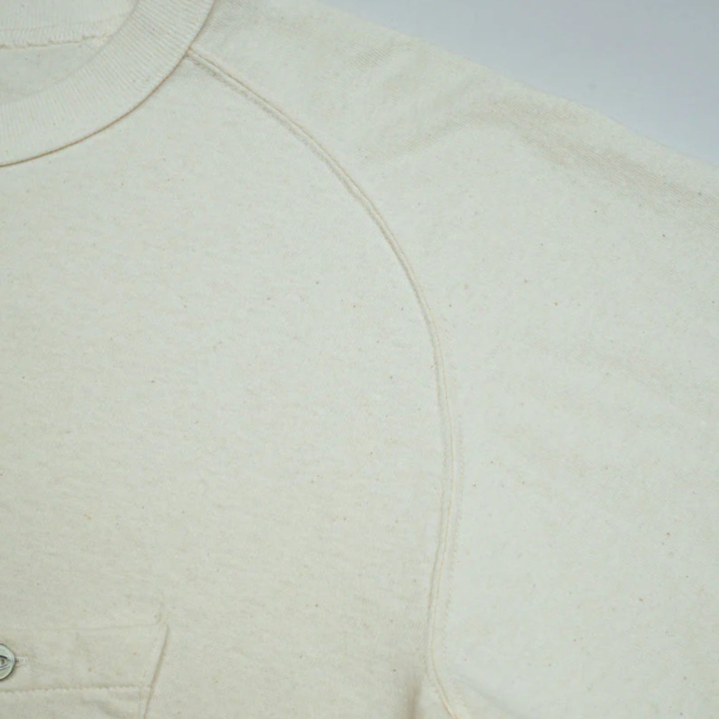 NIGEL CABOURN - 5.6oz Basic T-shirt Off White