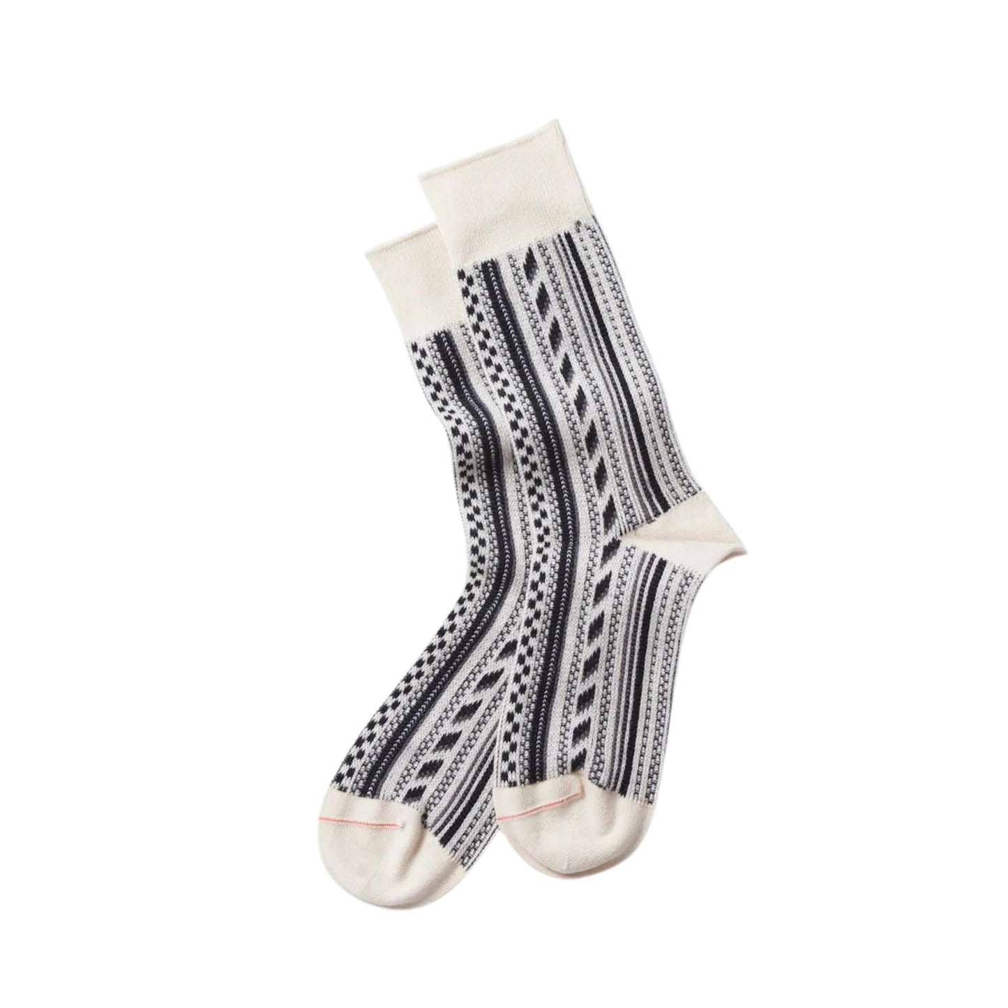 ROTOTO - Multi Vertical Jacquard Socks