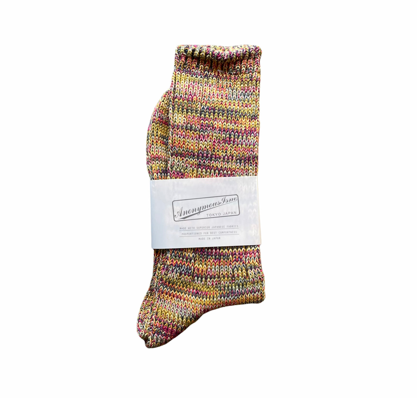 ANONYMOUS ISM - 5 Color Crew Mix Socks