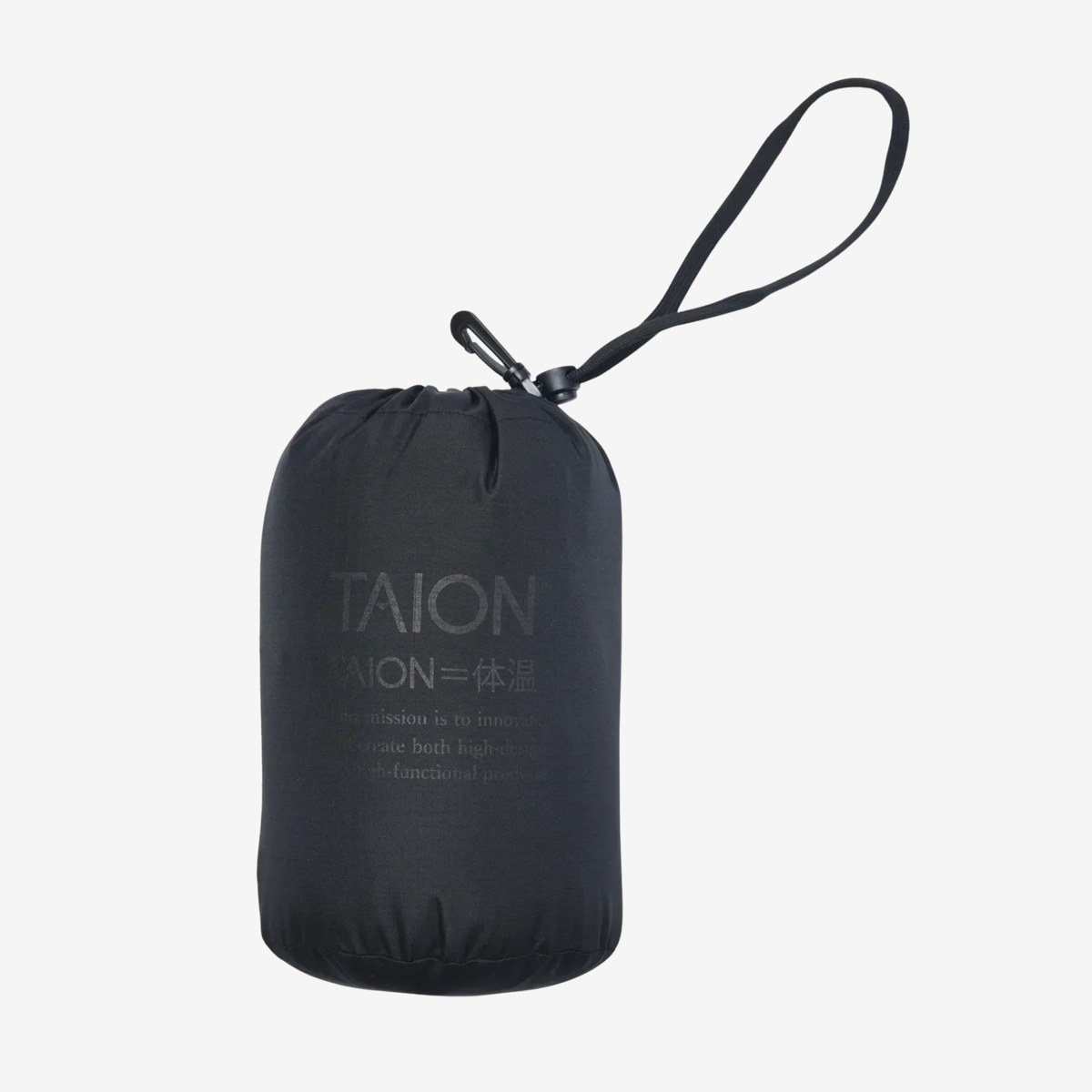 TAION - Military Zip V Neck Down Jacket (Hard Shell)