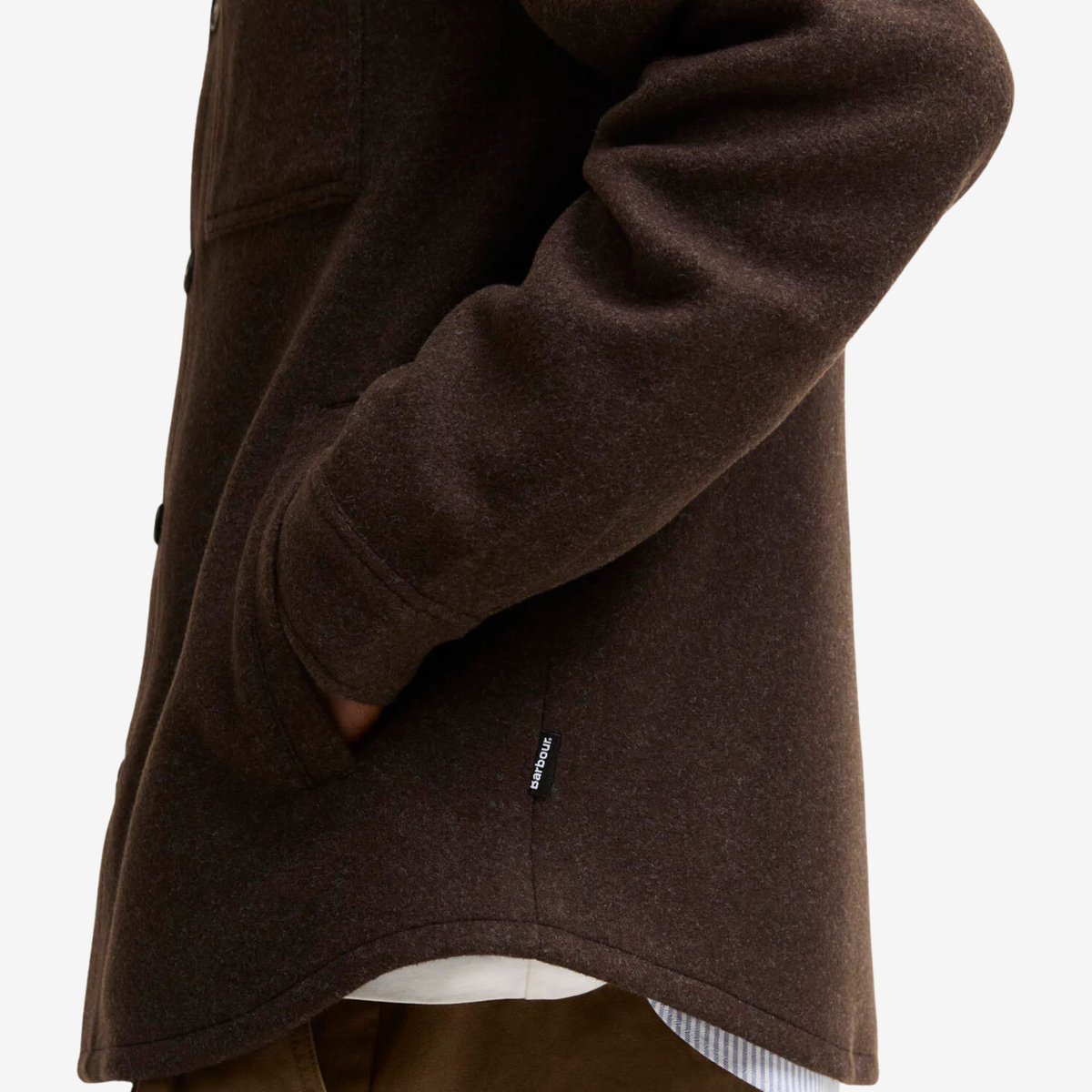 BARBOUR - Marltown Tailored Wool Blend Overshirt