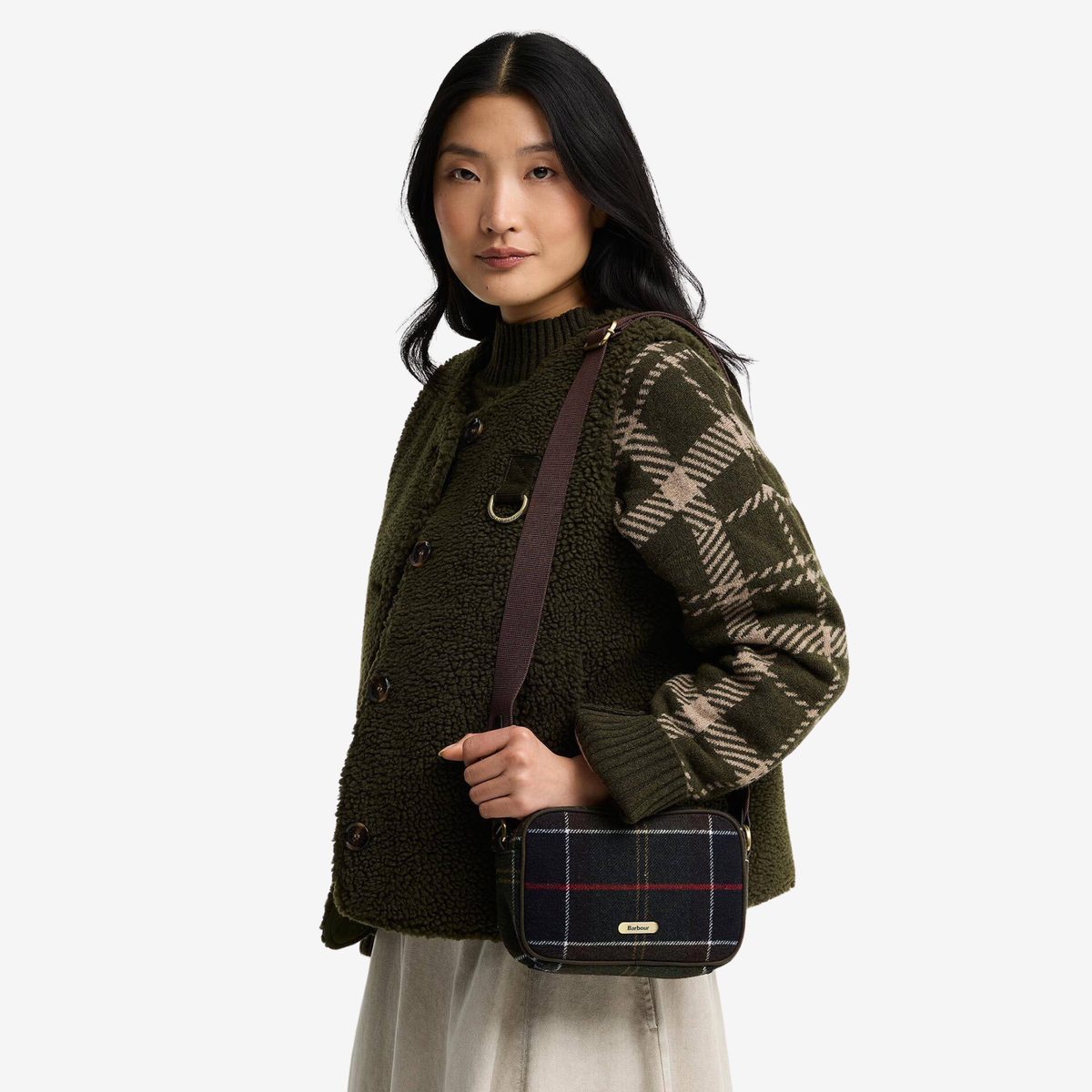 BARBOUR - W’ Contine Tartan Mini Crossbody Bag