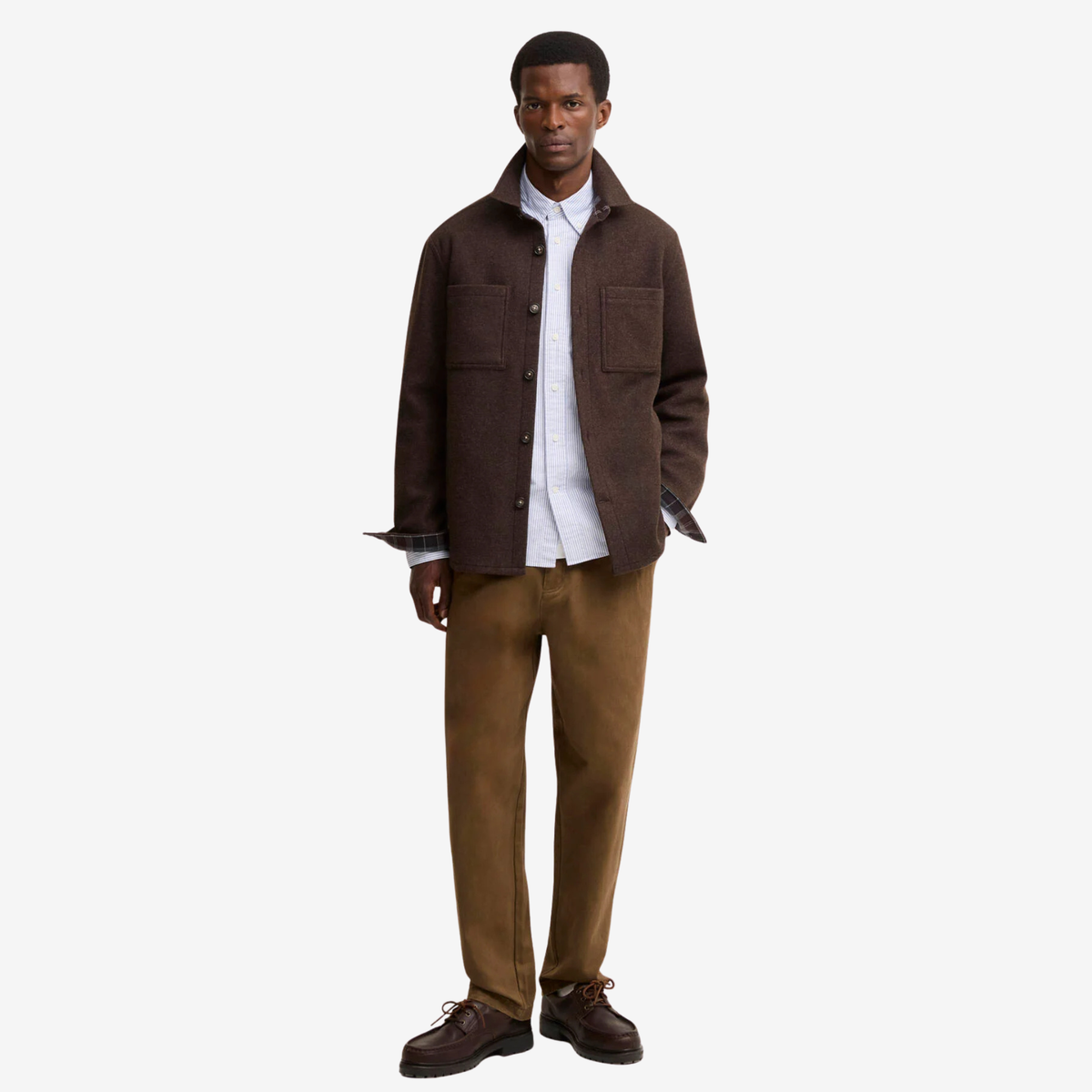 BARBOUR - Marltown Tailored Wool Blend Overshirt