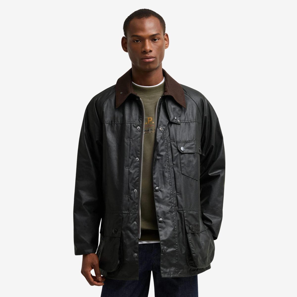 BARBOUR x A.P.C. - Beaufort Wax Jacket
