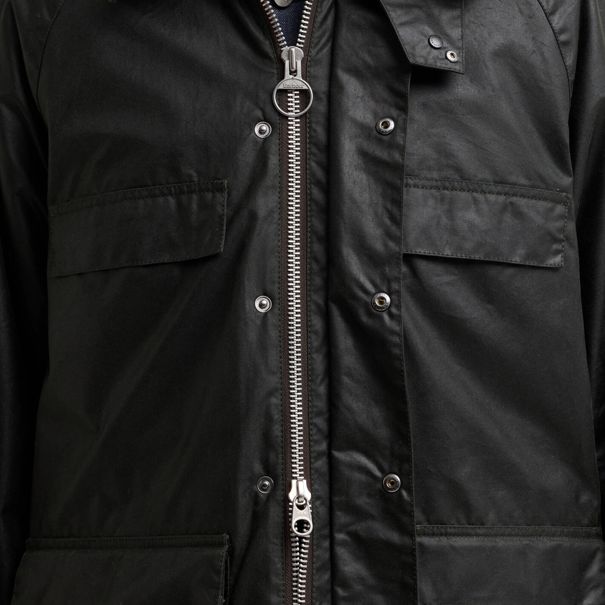 BARBOUR x A.P.C. - Sugarlump Bedale Long Wax Jacket