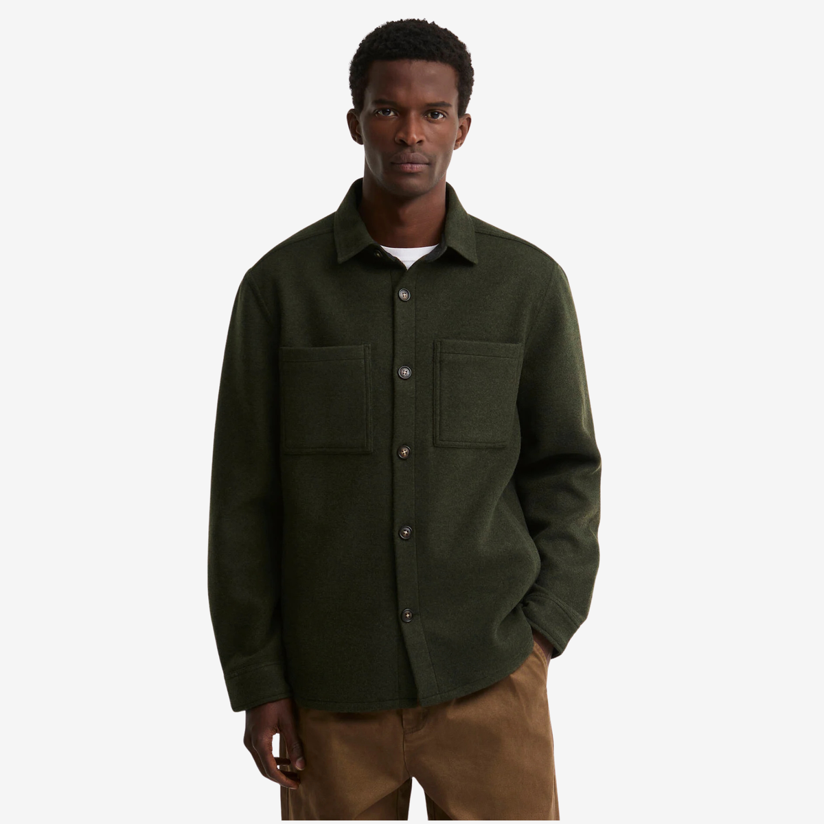 BARBOUR - Marltown Tailored Wool Blend Overshirt