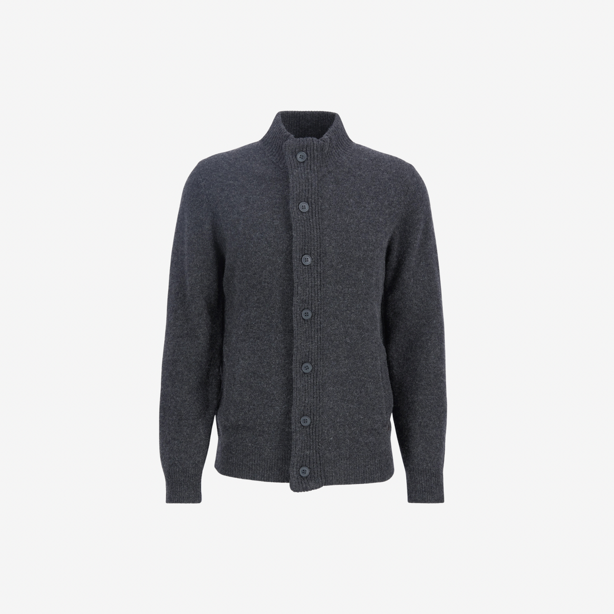 BARBOUR - Essential Elbow Patch Zip Cardigan