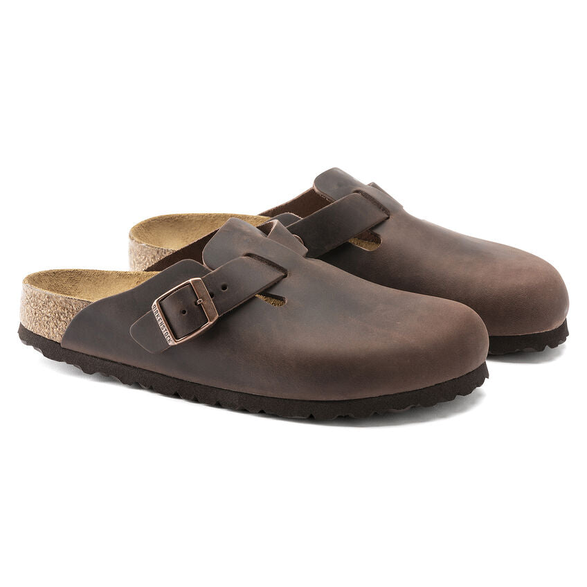 BIRKENSTOCK - Boston Oiled Leather Habana