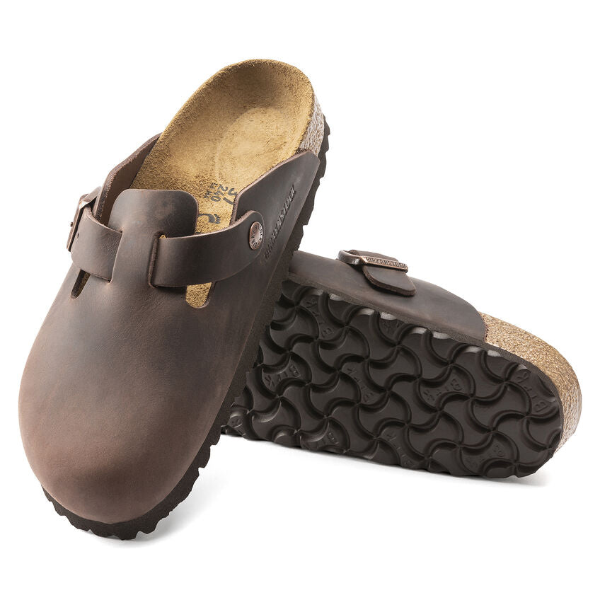 BIRKENSTOCK - Boston Oiled Leather Habana