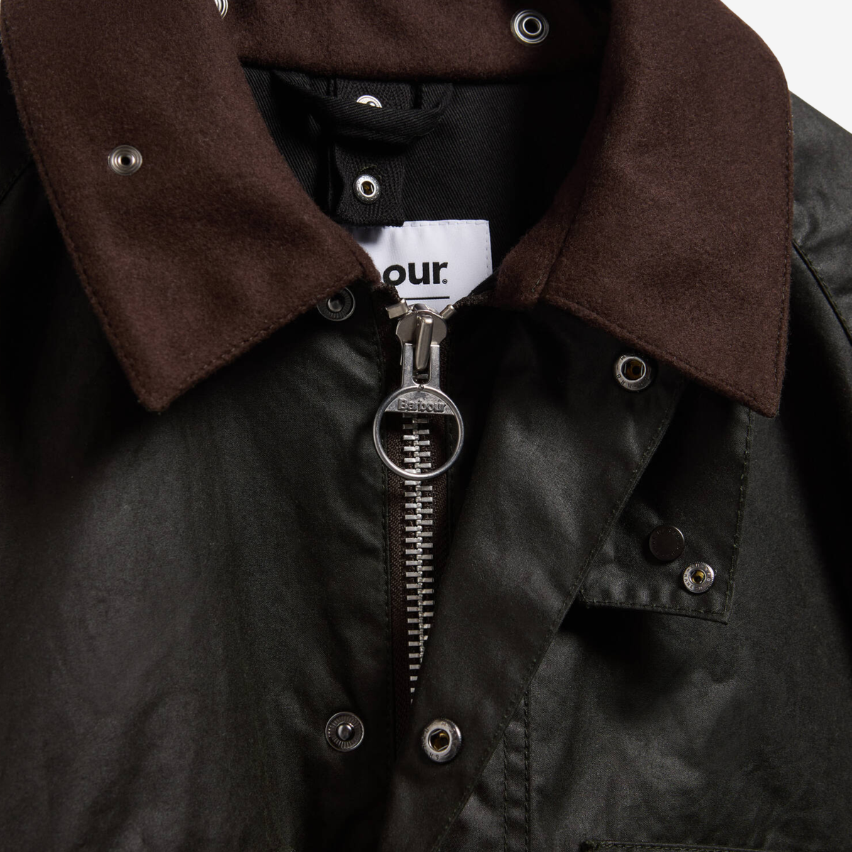 BARBOUR x A.P.C. - Sugarlump Bedale Long Wax Jacket