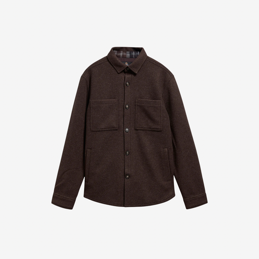 BARBOUR - Marltown Tailored Wool Blend Overshirt