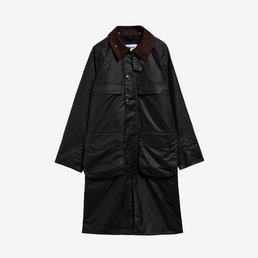 BARBOUR x A.P.C. - Sugarlump Bedale Long Wax Jacket
