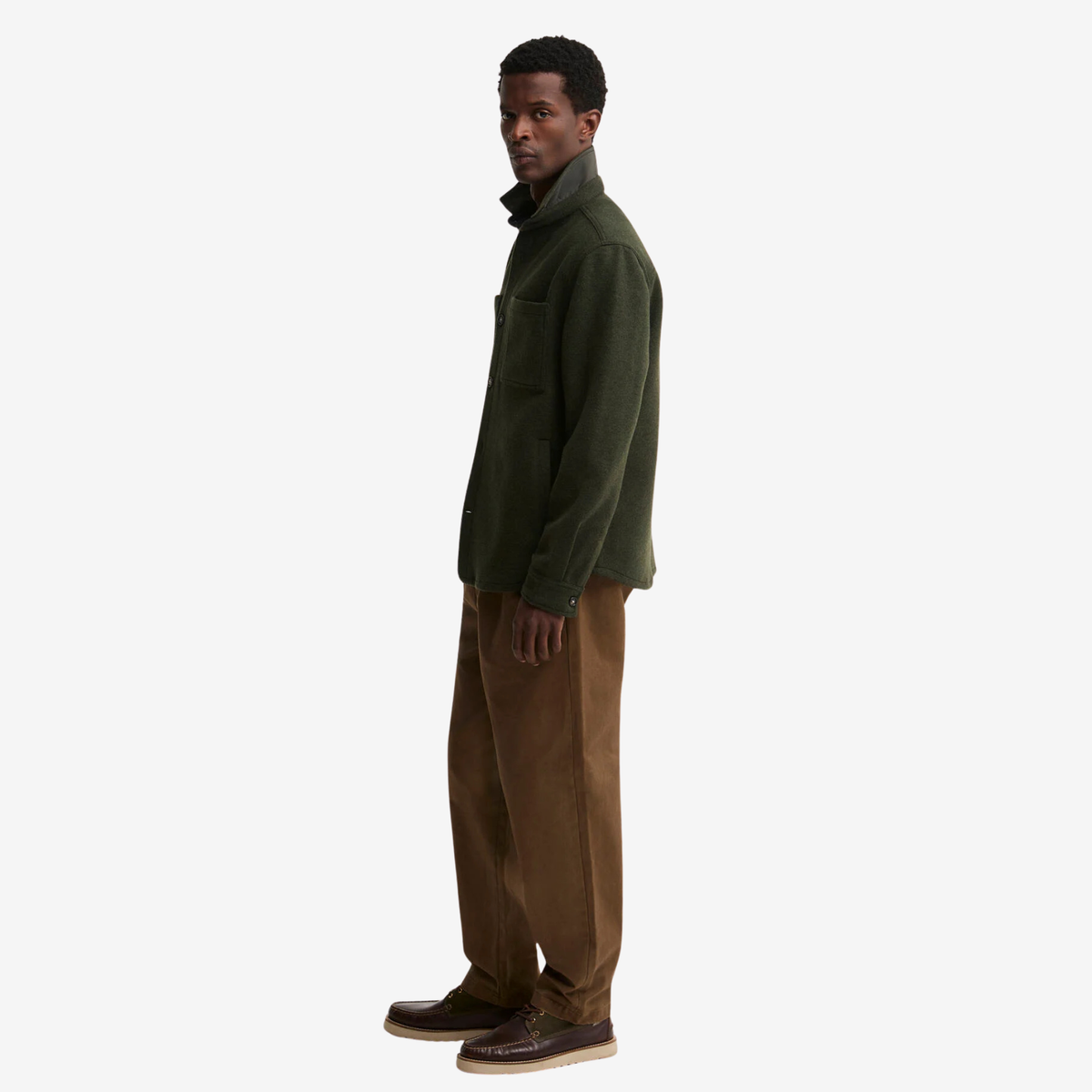BARBOUR - Marltown Tailored Wool Blend Overshirt