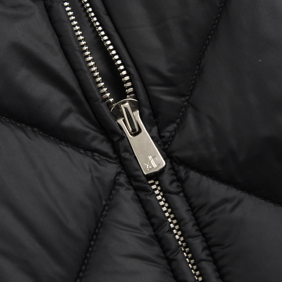 TAION - Cashmere Full Zip High Neck Down Sweater