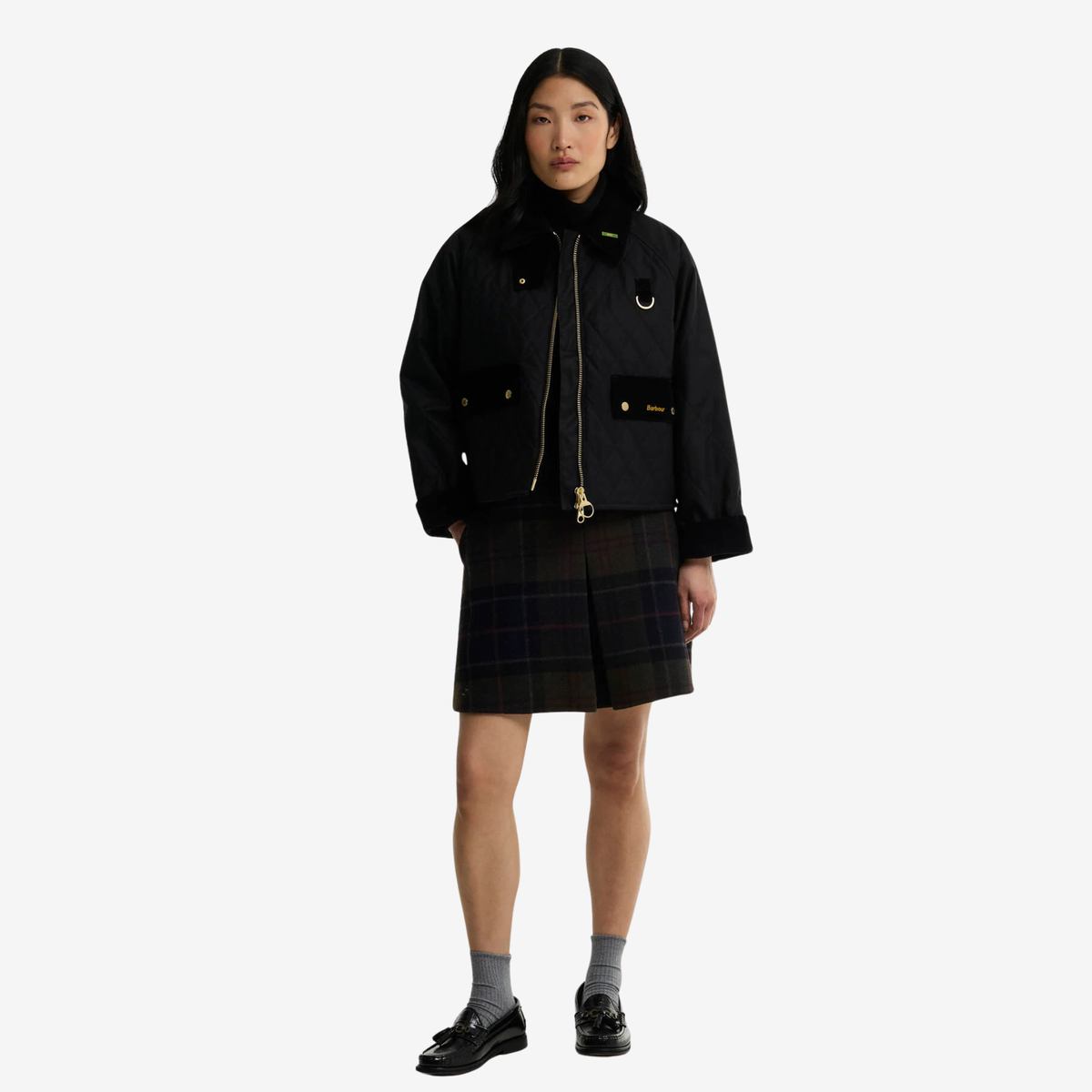 BARBOUR - W’ Icons Quilted Spey Wax Jacket