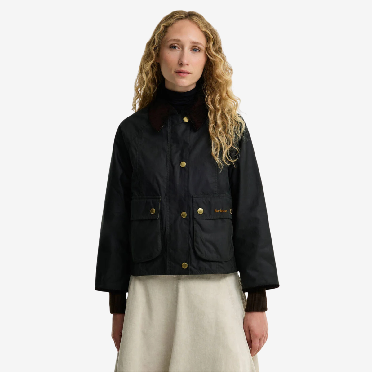 BARBOUR - W’ Cropped Beadnell Wax Jacket