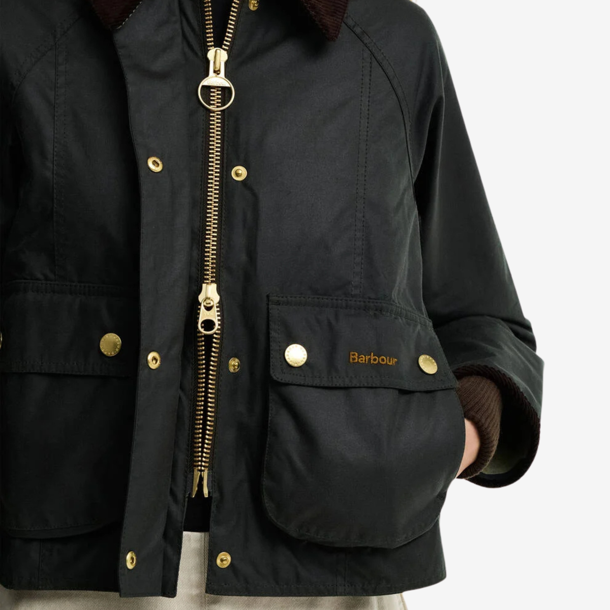 BARBOUR - W’ Cropped Beadnell Wax Jacket
