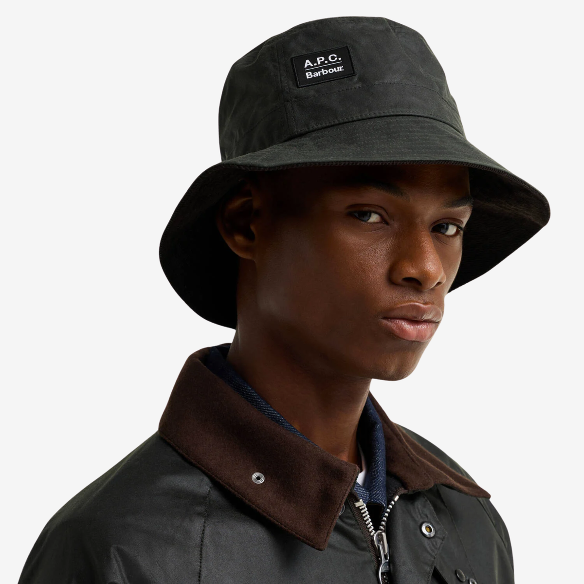 BARBOUR x A.P.C. - Wax Bucket Hat