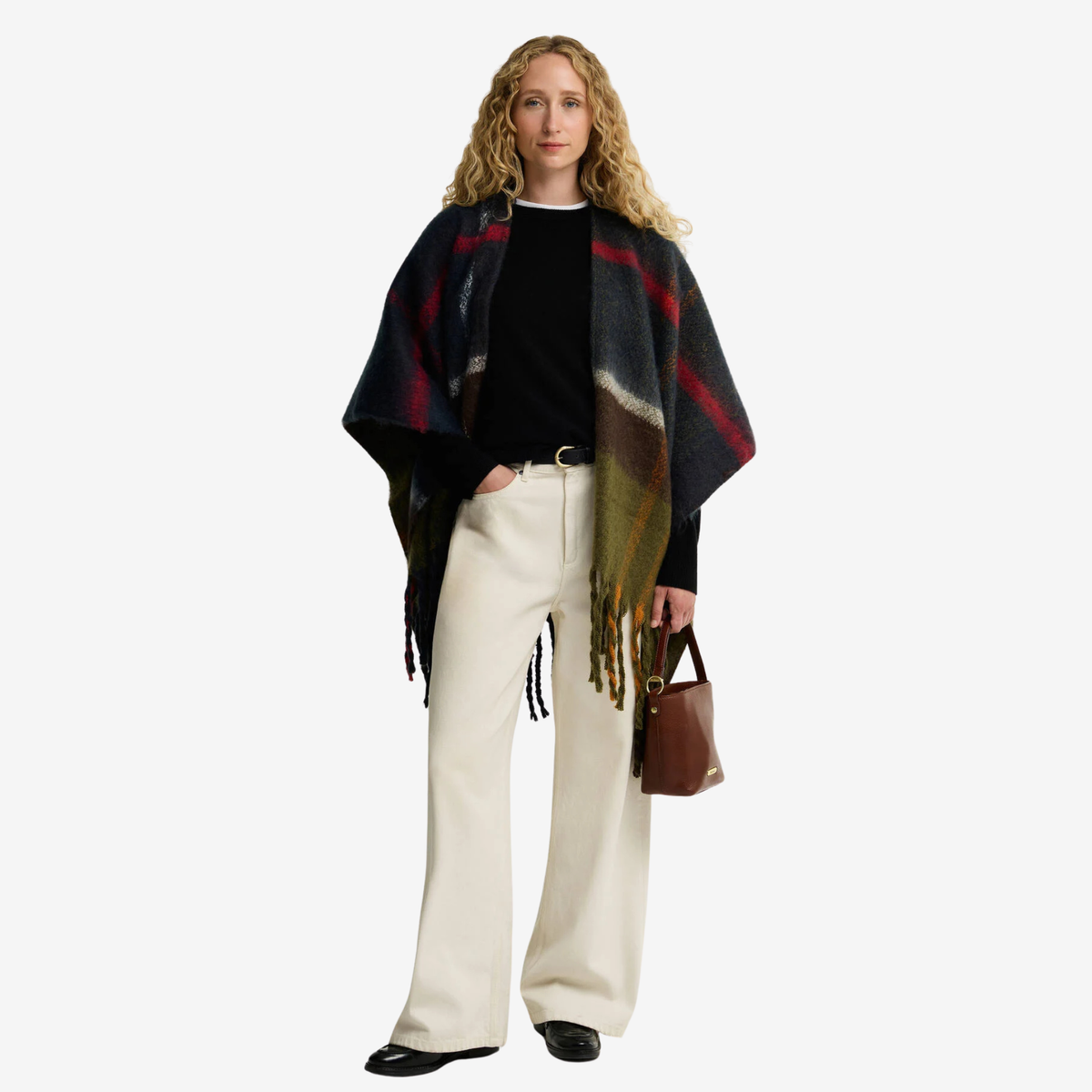 BARBOUR - W’ Isla Boucle Serape Scarf