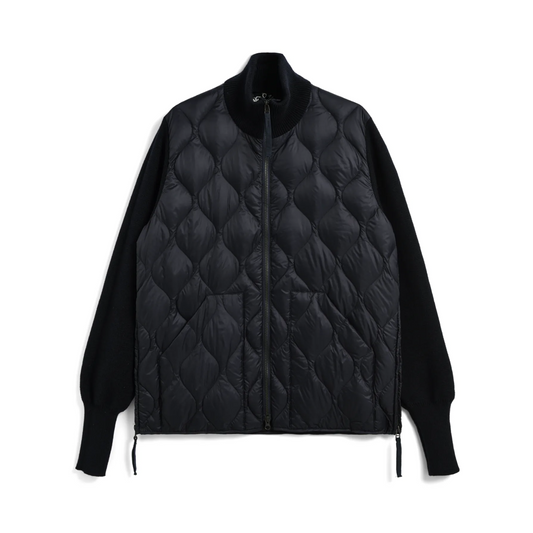 TAION - Military Hi Neck Knit + Down