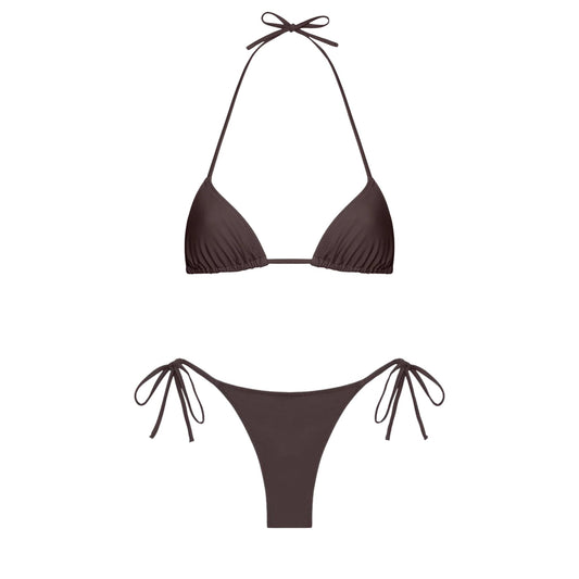 TROPIC OF C - Praia Top + Bottom Espresso