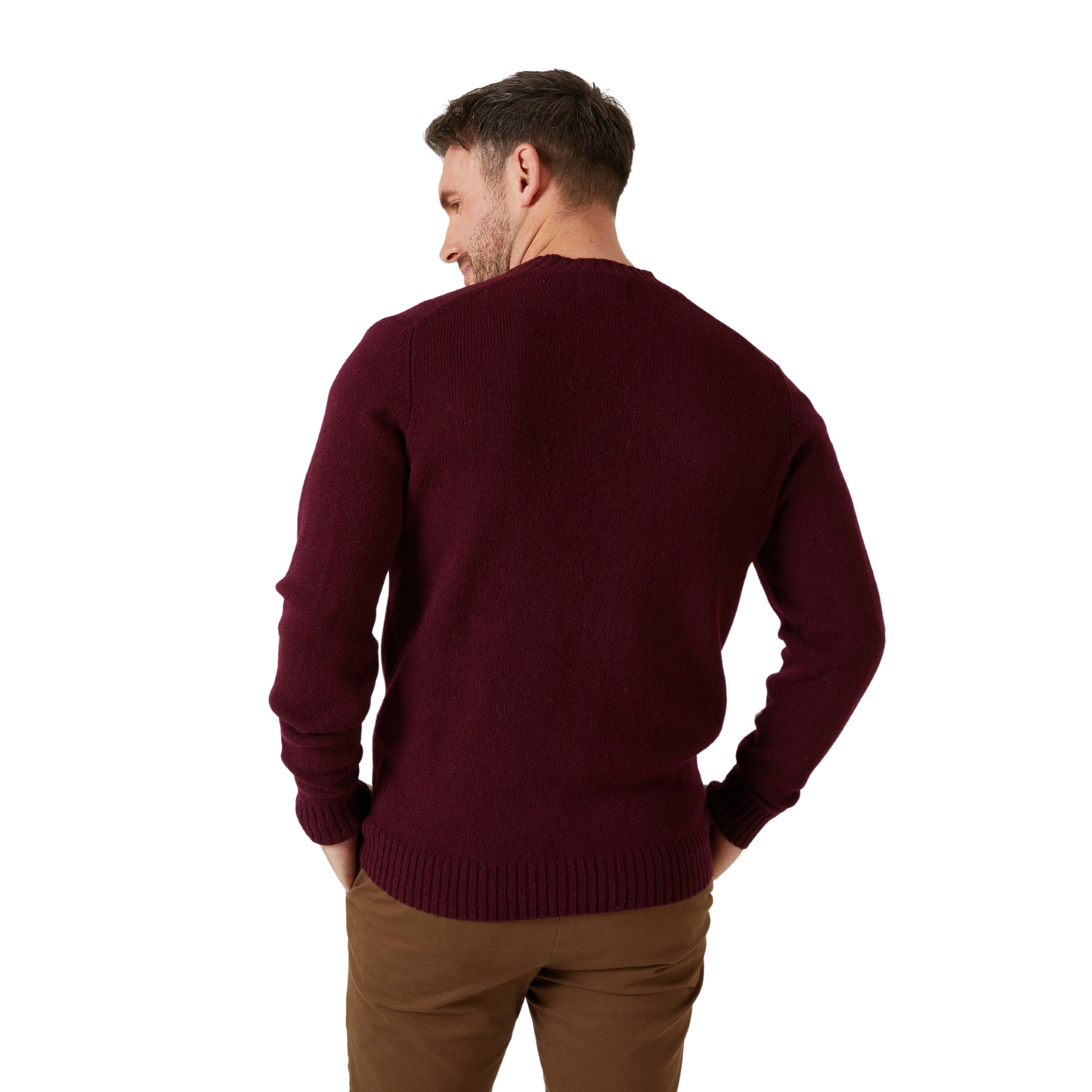 ALAN PAINE - Kinnadie Shetland Long Sleeve Crew Neck