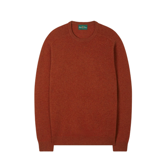 ALAN PAINE - Lenzie Semi-Classic Saddle Shoulder Crew Neck