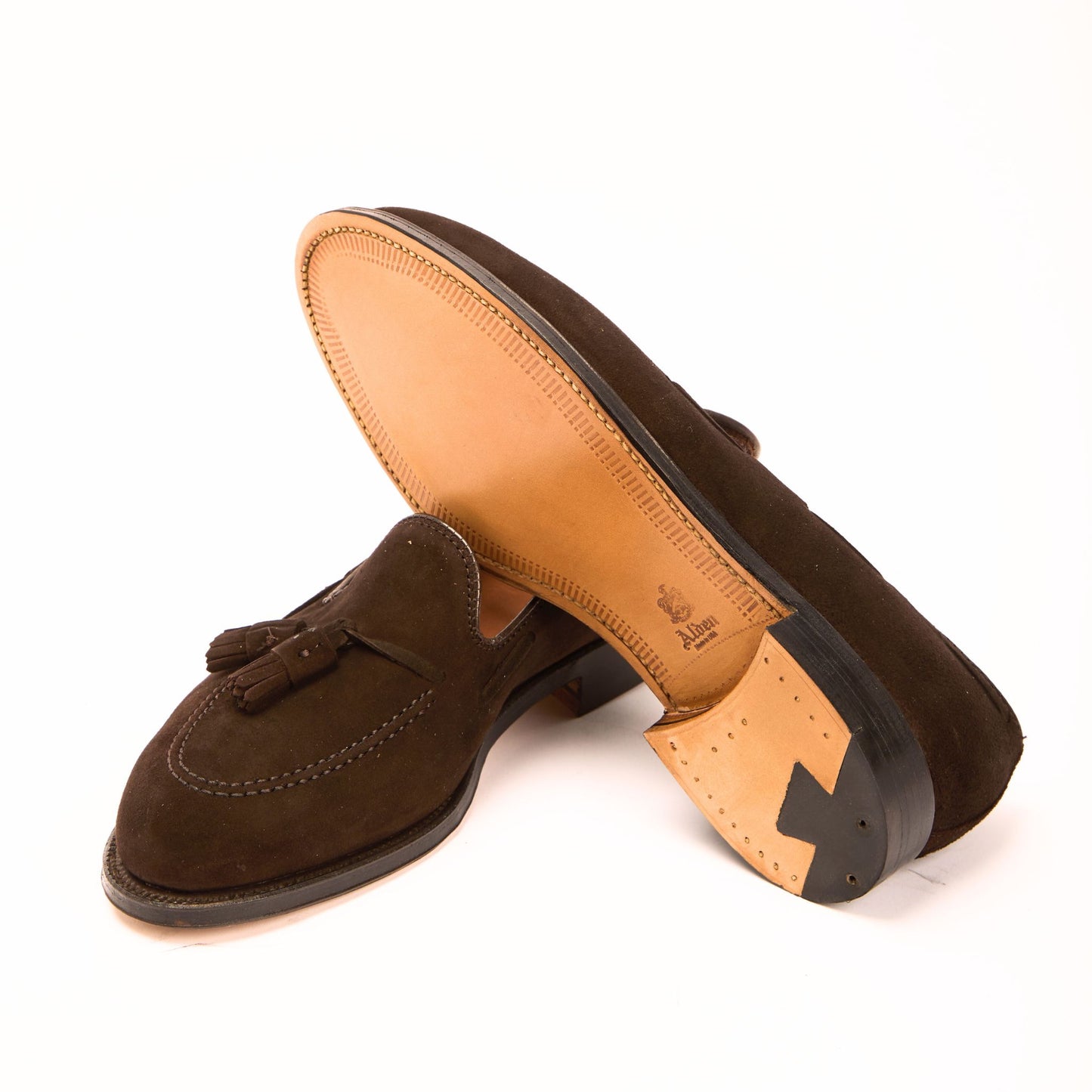 ALDEN - 666 Tassel Loafer Brown Suede