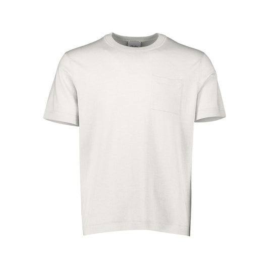 ALLUDE - Flat Knit T-Shirt White