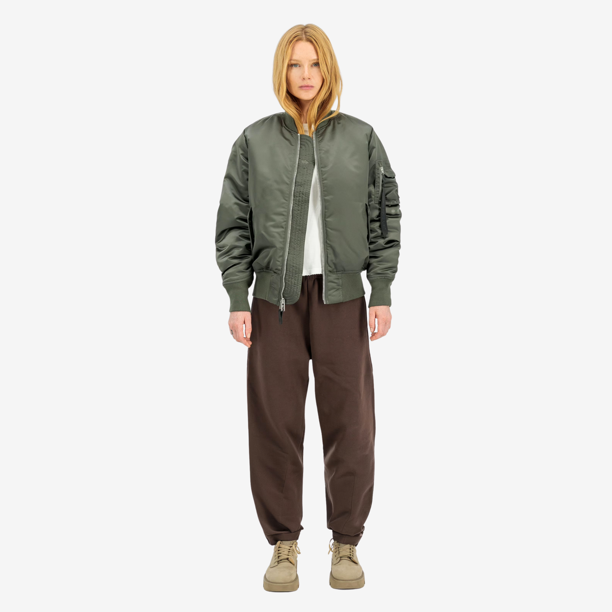 ALPHA INDUSTRIES - MA-1 Base Flight UV Loose Bomber Jacket