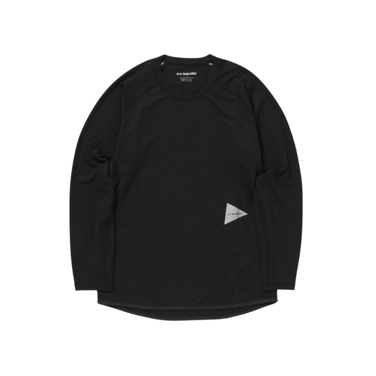 AND WANDER - Dry jersey Raglan LS Tee