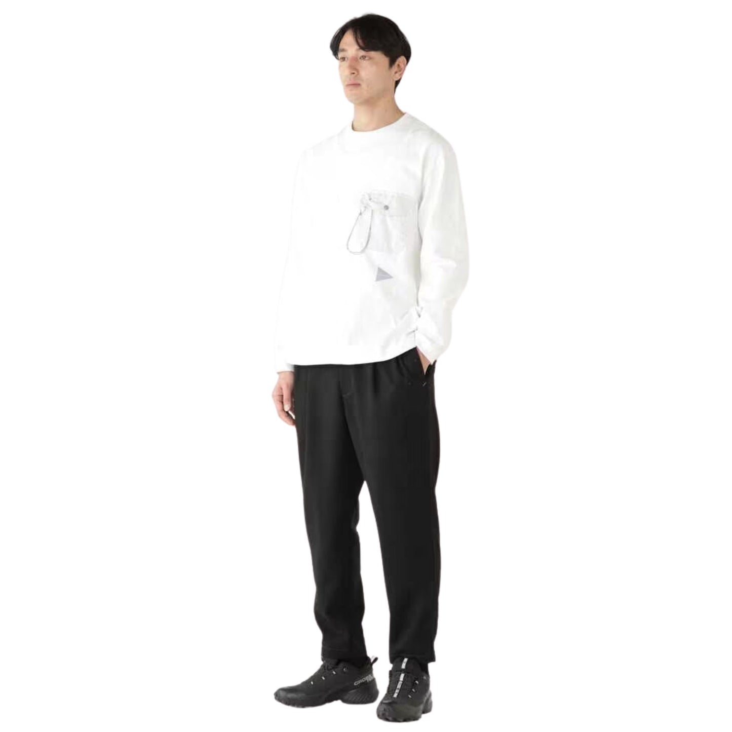 AND WANDER - Heavy Cotton Pocket LS