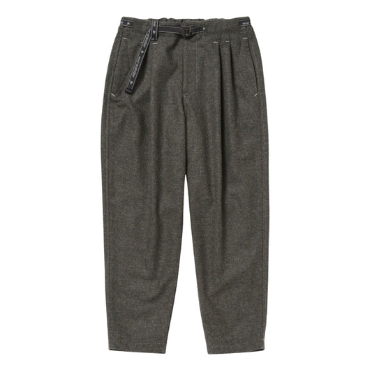 AND WANDER - Rewool Tweed Tapered Pants