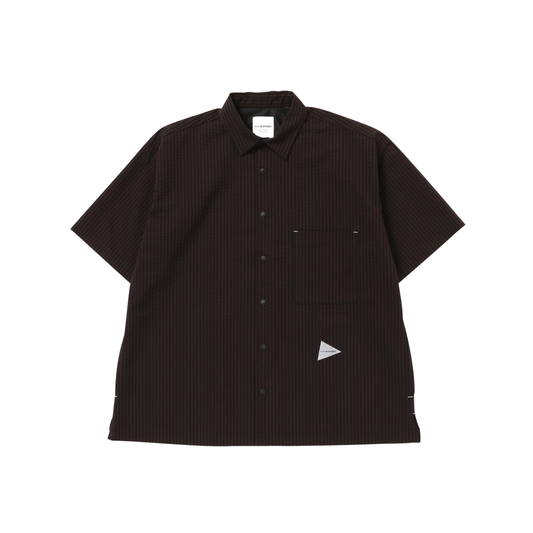 AND WANDER - S\S Dry Soft Seersucker Shirt