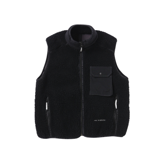 AND WANDER - Wool Boa Vest