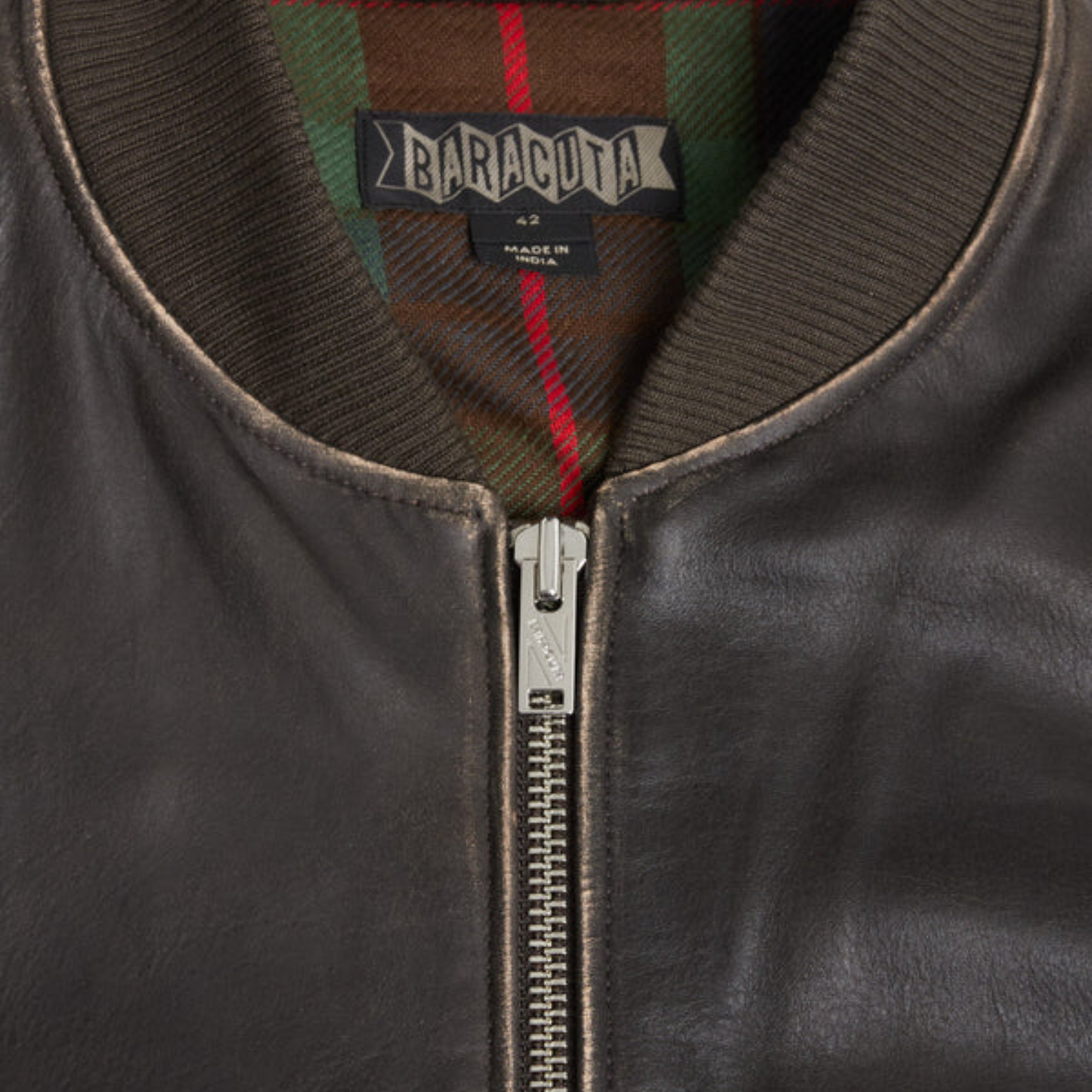 BARACUTA - Leather Flight Jacket